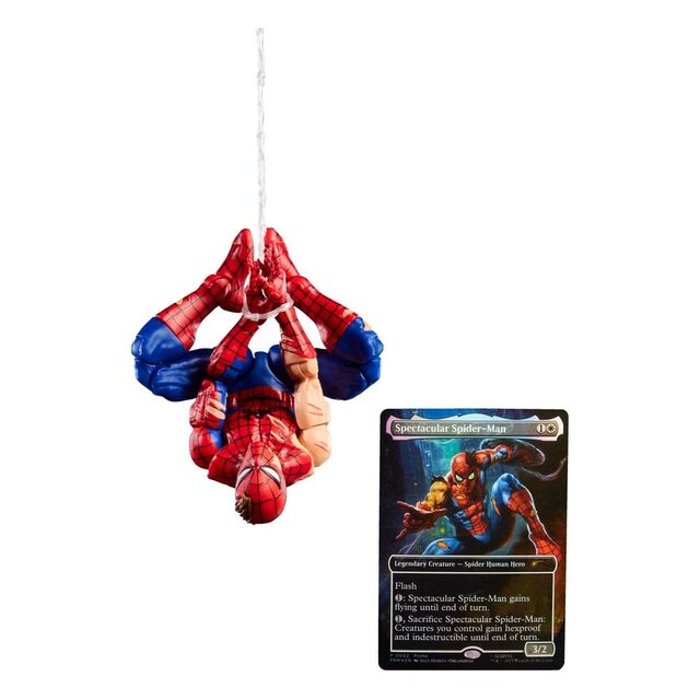 Marvel Legends Magic: The Gathering Battle-Damaged Spider-Man 15cm
