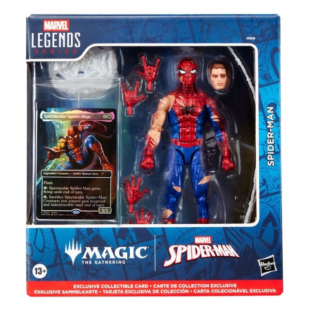Marvel Legends Magic: The Gathering Battle-Damaged Spider-Man 15cm