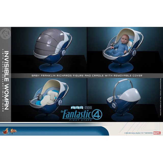 The Fantastic Four: First Steps Movie Masterpiece Action Figure 1/6 Invisible Woman 28cm