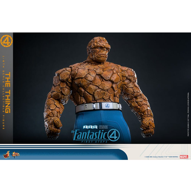 The Fantastic Four: First Steps Movie Masterpiece Action Figure 1/6 The Thing 31cm