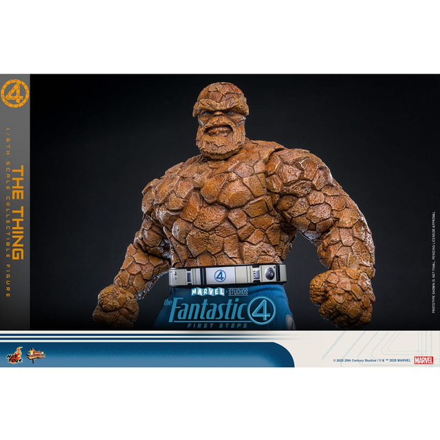 The Fantastic Four: First Steps Movie Masterpiece Action Figure 1/6 The Thing 31cm