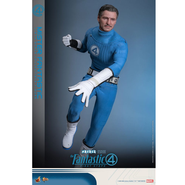 The Fantastic Four: First Steps Movie Masterpiece Action Figure 1/6 Mister Fantastic & H.E.R.B.I.E. 30cm