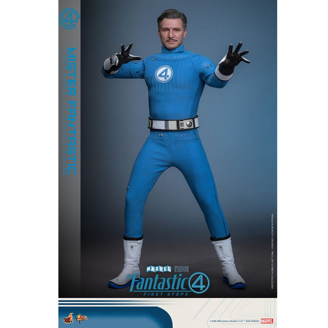 The Fantastic Four: First Steps Movie Masterpiece Action Figure 1/6 Mister Fantastic & H.E.R.B.I.E. 30cm