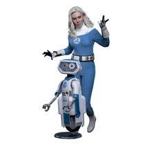 The Fantastic Four: First Steps Movie Masterpiece Action Figure 1/6 Invisible Woman & H.E.R.B.I.E. 28cm