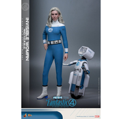 The Fantastic Four: First Steps Movie Masterpiece Action Figure 1/6 Invisible Woman & H.E.R.B.I.E. 28cm