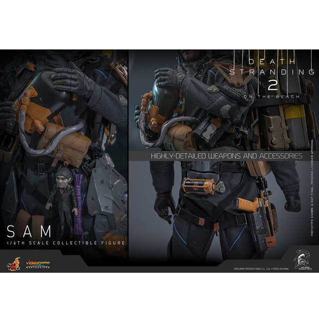 Death Stranding 2: On the Beach Videogame Masterpiece Action Figure 1/6 Sam 31cm