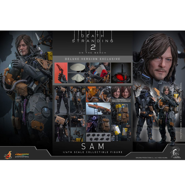 Death Stranding 2: On the Beach Videogame Masterpiece Action Figure 1/6 Sam (Deluxe Version) 31cm