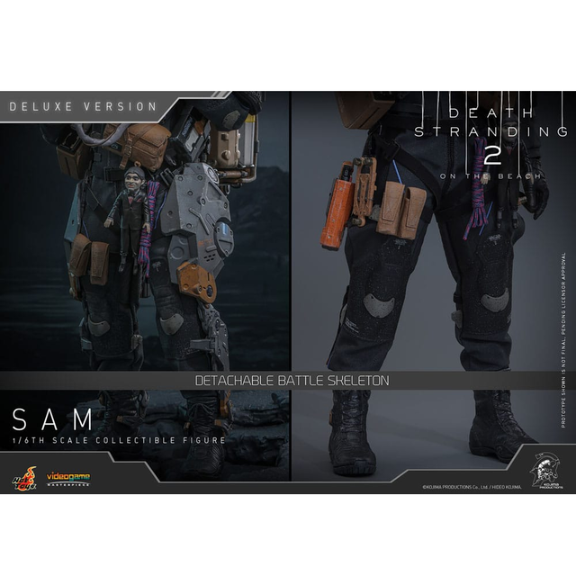 Death Stranding 2: On the Beach Videogame Masterpiece Action Figure 1/6 Sam (Deluxe Version) 31cm