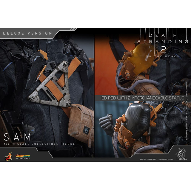 Death Stranding 2: On the Beach Videogame Masterpiece Action Figure 1/6 Sam (Deluxe Version) 31cm