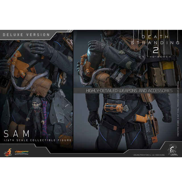 Death Stranding 2: On the Beach Videogame Masterpiece Action Figure 1/6 Sam (Deluxe Version) 31cm