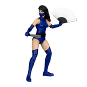Kitana (Mortal Kombat Klassic) Action Figure (Red Platinum) 18cm