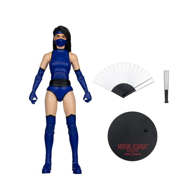 Kitana (Mortal Kombat Klassic) Action Figure (Red Platinum) 18cm