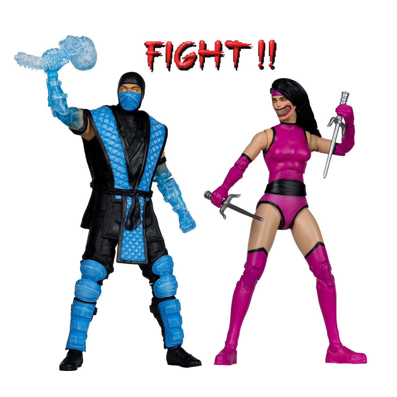 McFarlane Sub-Zero vs Mileena (Mortal Kombat Klassic) afbeelding