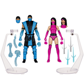 Sub-Zero vs Mileena (Mortal Kombat Klassic) Deluxe 2-Pack Action Figures 18cm