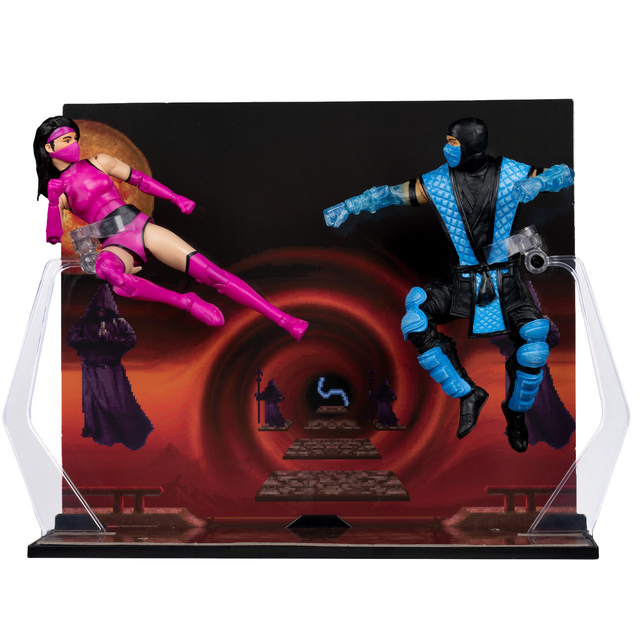 Sub-Zero vs Mileena (Mortal Kombat Klassic) Deluxe 2-Pack Action Figures 18cm