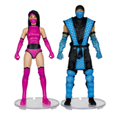 Sub-Zero vs Mileena (Mortal Kombat Klassic) Deluxe 2-Pack Action Figures 18cm