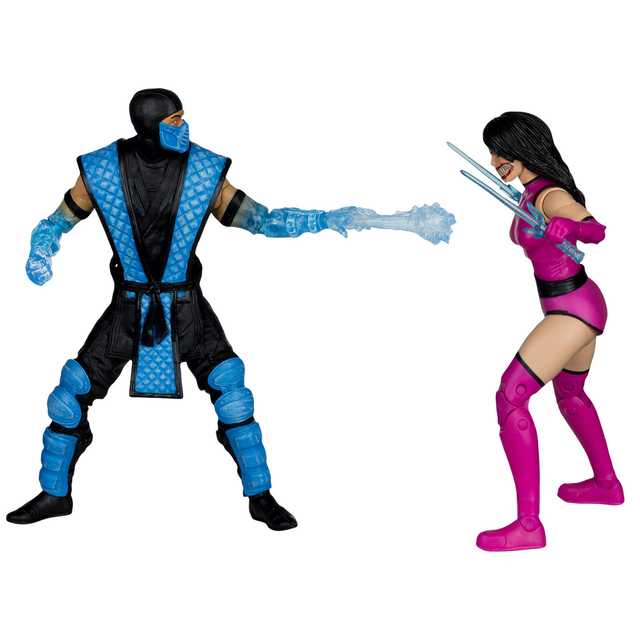 Sub-Zero vs Mileena (Mortal Kombat Klassic) Deluxe 2-Pack Action Figures 18cm
