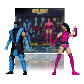Sub-Zero vs Mileena (Mortal Kombat Klassic) Deluxe 2-Pack Action Figures 18cm