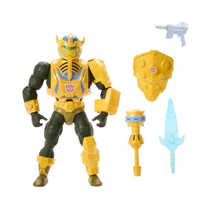 Masters of the Universe x Transformers Bumblebee Armor Man-At-Arms 14cm
