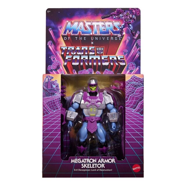 Masters of the Universe x Transformers Megatron Armor Skeletor 14cm