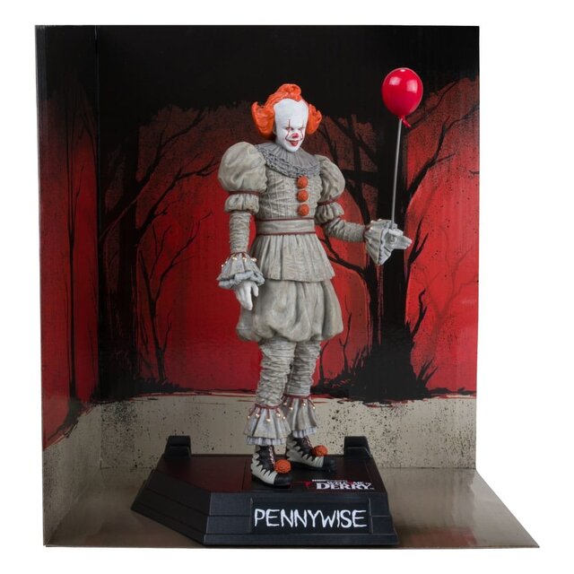 Movie Maniacs PVC Statue It: Welcome to Derry Pennywise (Gold Label) 16cm