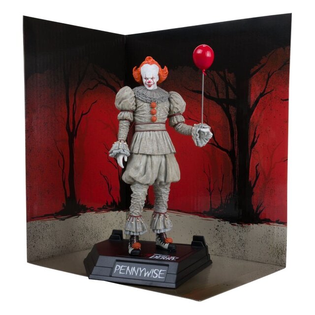 Movie Maniacs PVC Statue It: Welcome to Derry Pennywise (Gold Label) 16cm