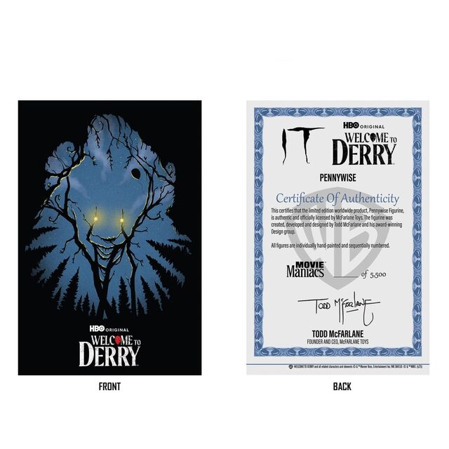 Movie Maniacs PVC Statue It: Welcome to Derry Pennywise (Gold Label) 16cm