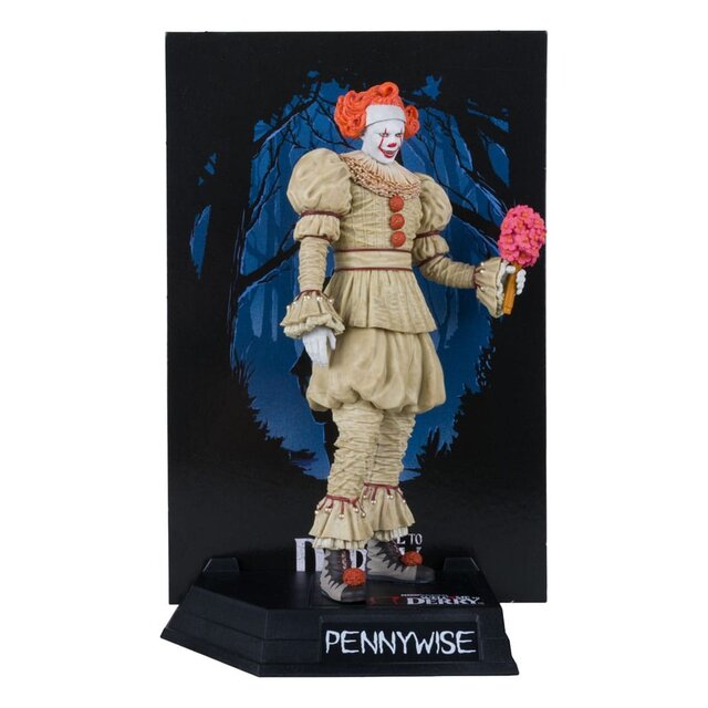 Movie Maniacs PVC Statue It: Welcome to Derry Pennywise (Flashback) (Gold Label) 16cm