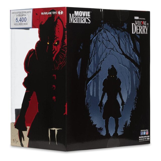 Movie Maniacs PVC Statue It: Welcome to Derry Pennywise (Flashback) (Gold Label) 16cm