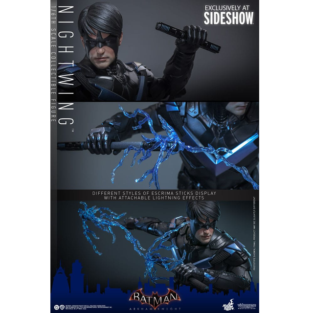 Batman Arkham Knight Videogame Masterpiece Nightwing Action Figure 30cm