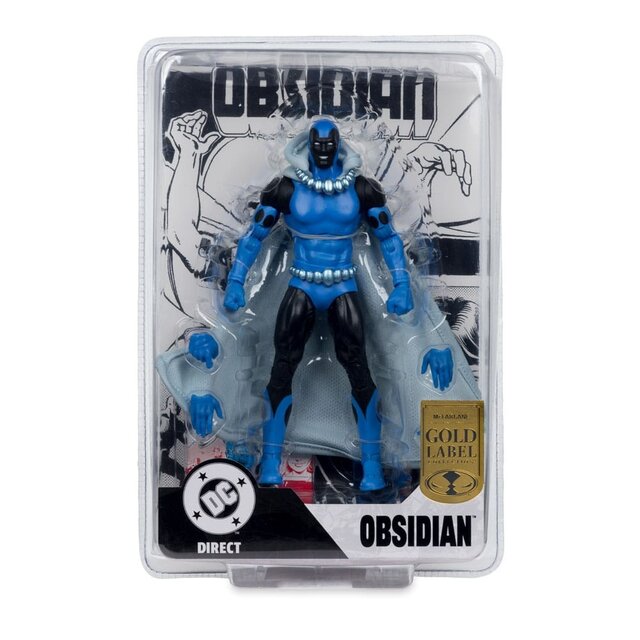 DC Direct Obsidian (Infinity Inc #16) (Gold Label) Action Figure 18cm