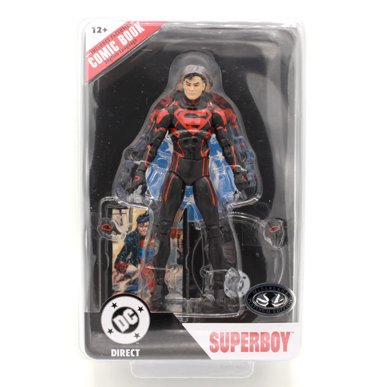 McFarlane DC Direct Page Punchers Superboy (Platinum) afbeelding