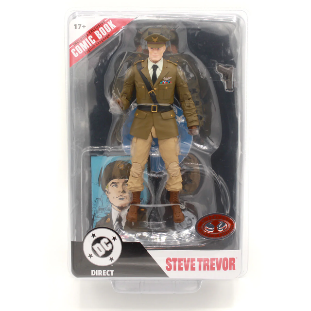 DC Direct Page Punchers Steve Trevor (Red Platinum) Action Figure 18cm