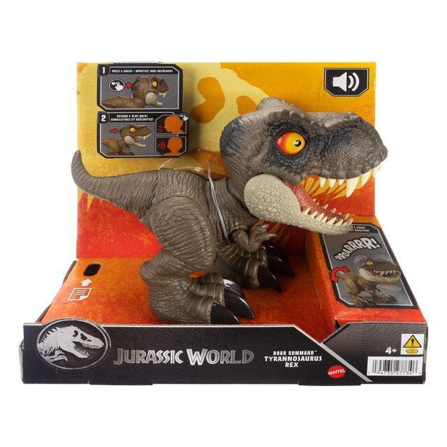 Jurassic World Roar Command Tyrannosaurus Rex 16cm