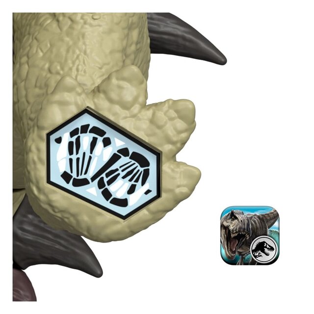 Jurassic World Rebirth Wild Roar Ankylosaurus Action Figure