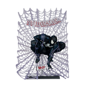 Marvel Collection PVC Statue 1/6 Spider-Man Black Suit (Spider-Man #1) Platinum 28cm