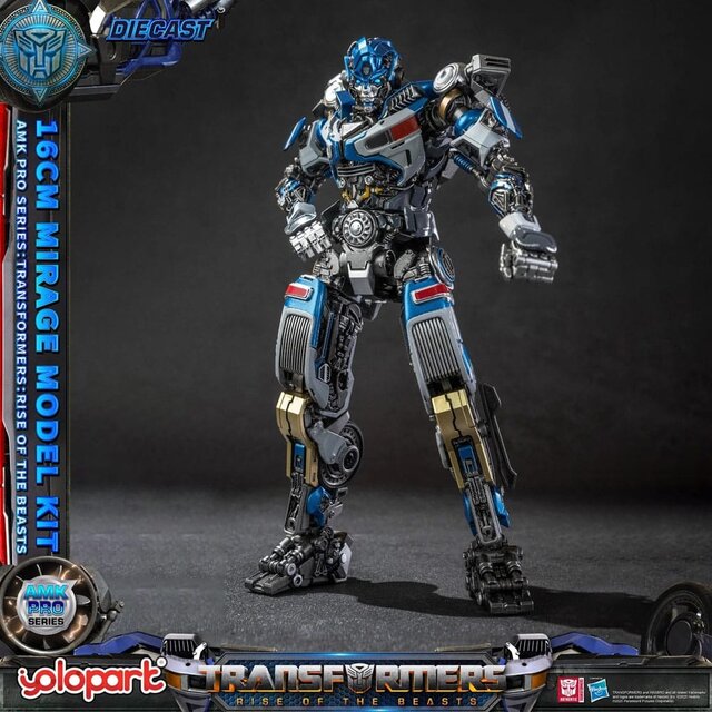 Transformers: Rise of the Beasts AMK Pro Series Plastic Model Kit Mirage (Oversea Version) 16cm