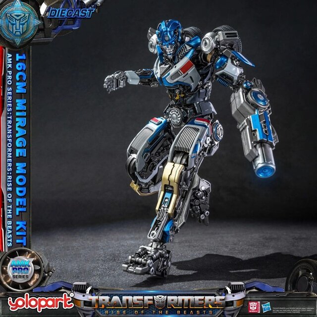 Transformers: Rise of the Beasts AMK Pro Series Plastic Model Kit Mirage (Oversea Version) 16cm