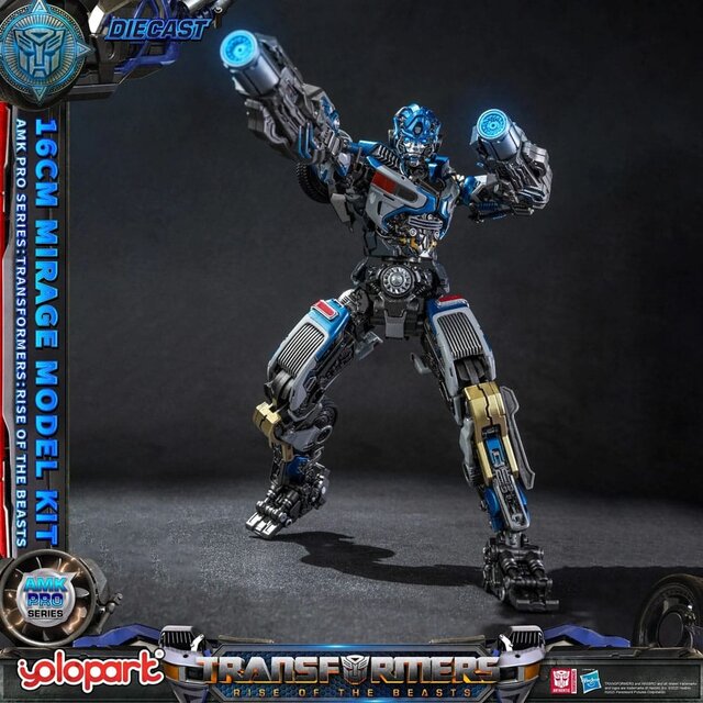 Transformers: Rise of the Beasts AMK Pro Series Plastic Model Kit Mirage (Oversea Version) 16cm