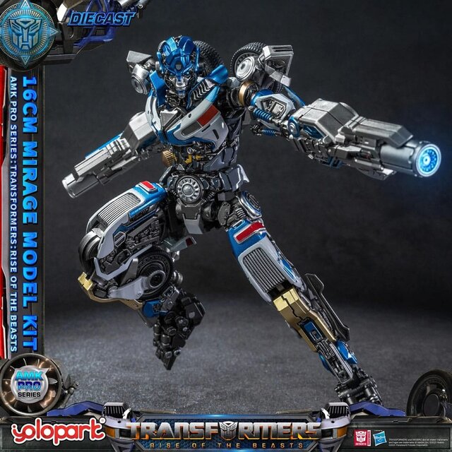 Transformers: Rise of the Beasts AMK Pro Series Plastic Model Kit Mirage (Oversea Version) 16cm