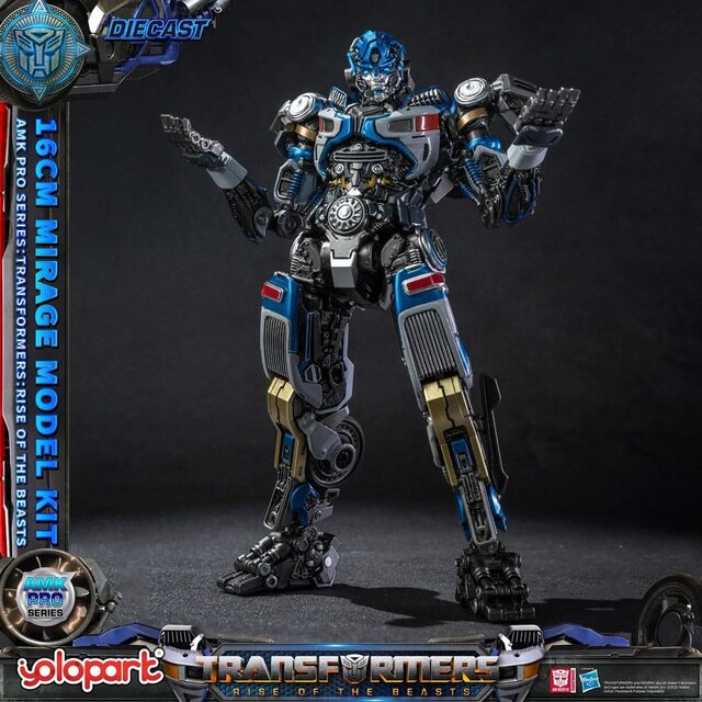 Transformers: Rise of the Beasts AMK Pro Series Plastic Model Kit Mirage (Oversea Version) 16cm