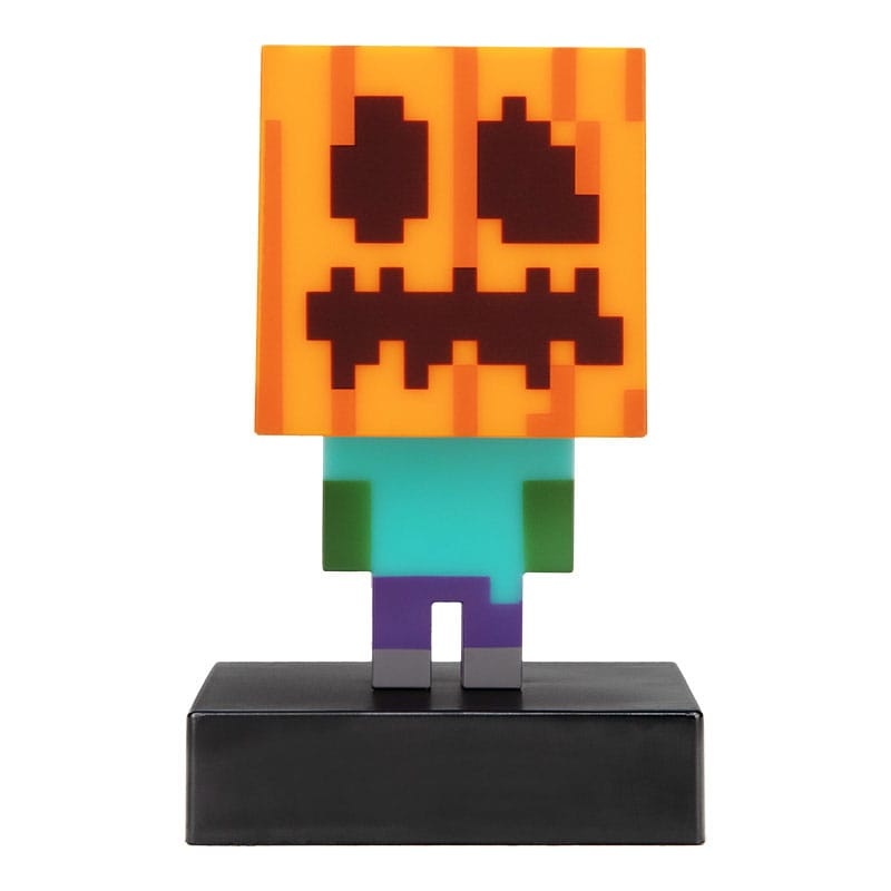 Paladone Minecraft Icons Light Zombie Jack O Lantern