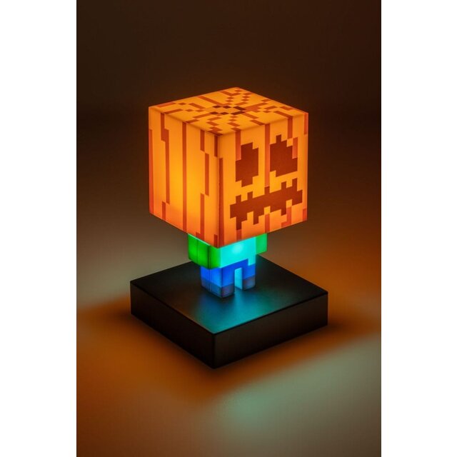 Minecraft Icons Light Zombie Jack O Lantern 12cm