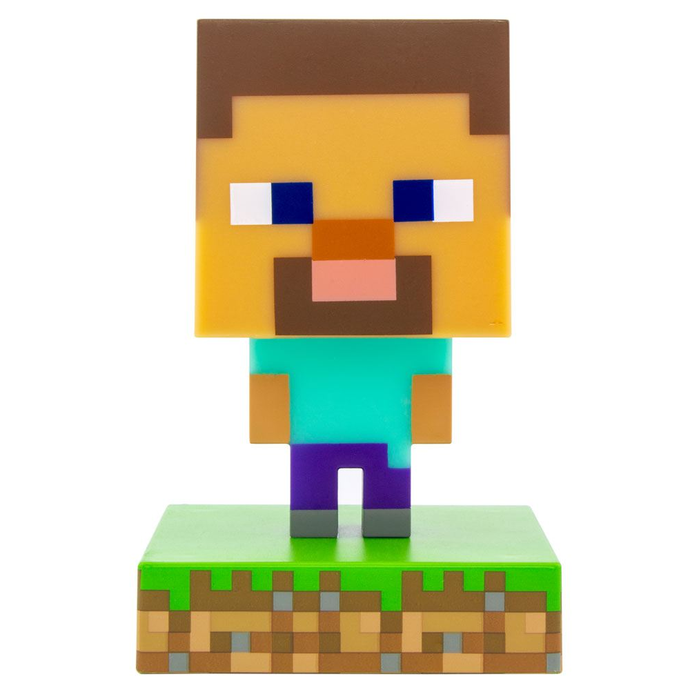 Paladone Minecraft Icons Steve Light