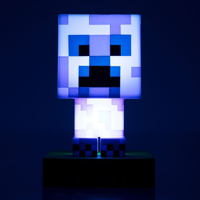 Minecraft Icons Charged Creeper Light 10cm