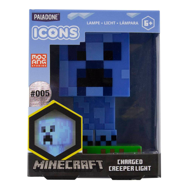 Minecraft Icons Charged Creeper Light 10cm