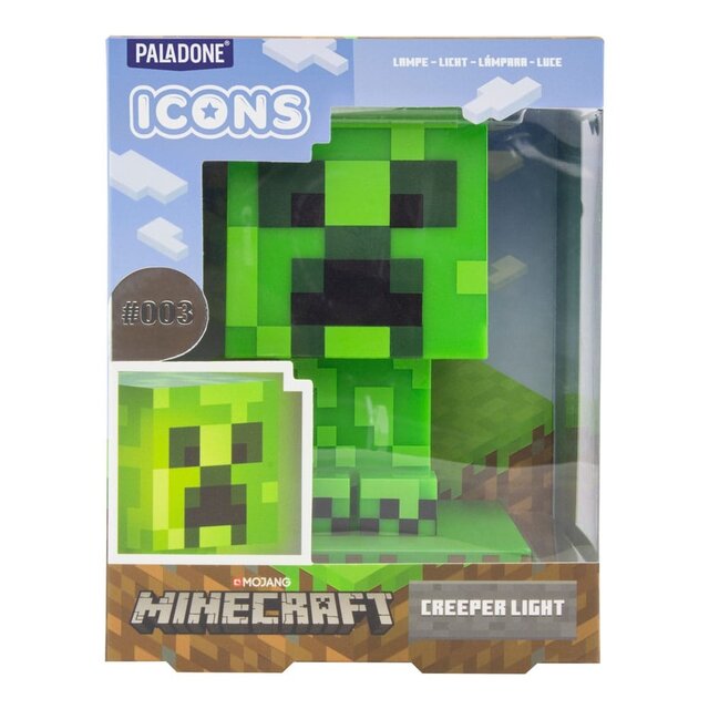 Minecraft Icons Creeper Light 11cm