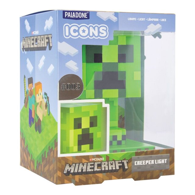 Minecraft Icons Creeper Light 11cm