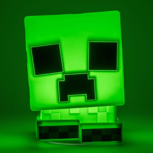 Minecraft Squishy Glo Silicon Light Creeper 15cm