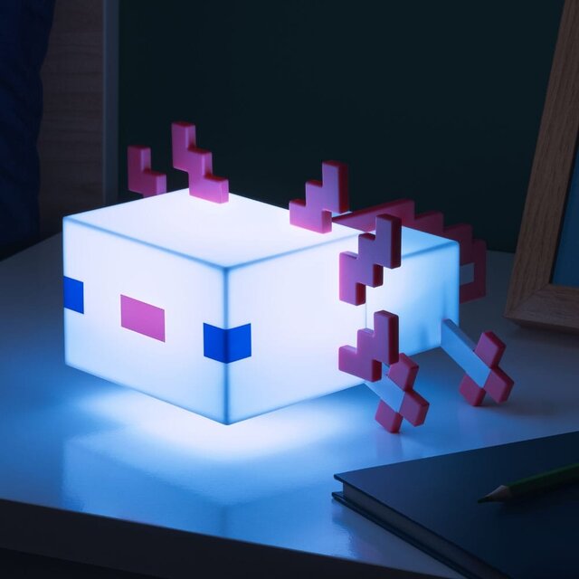 Minecraft Axolotl Light 21cm